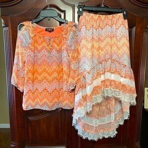 Amy Byer Skirt Set size XL 16
